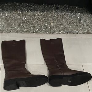 Stuart Weitzman Dark Brown Heeled Boots